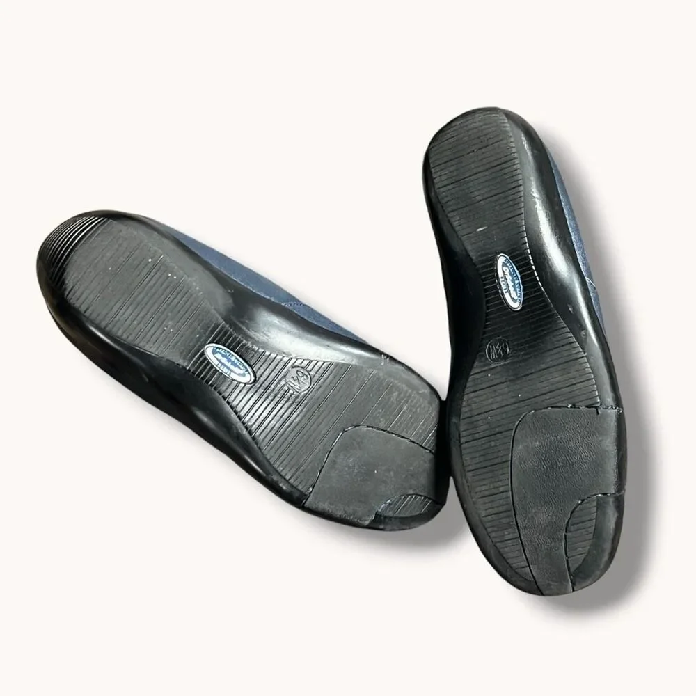 Dr. Scholl’s Double Air-Pillo Comfort Loafer Shoes Navy Blue 6.5